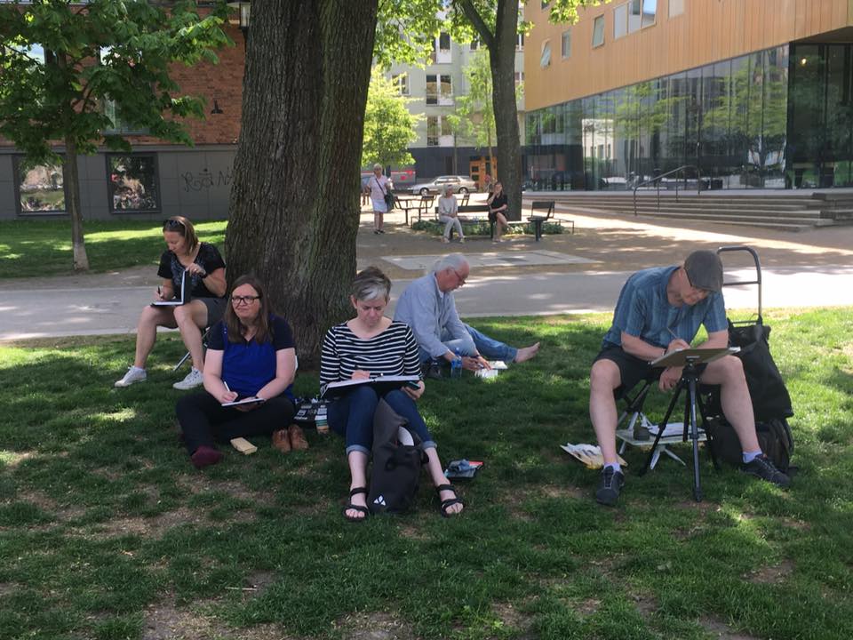 Vasaparken vid trädet