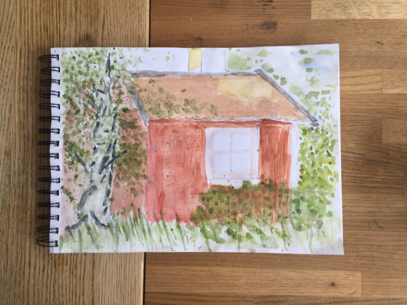 Motiv från Överjärva gård. 